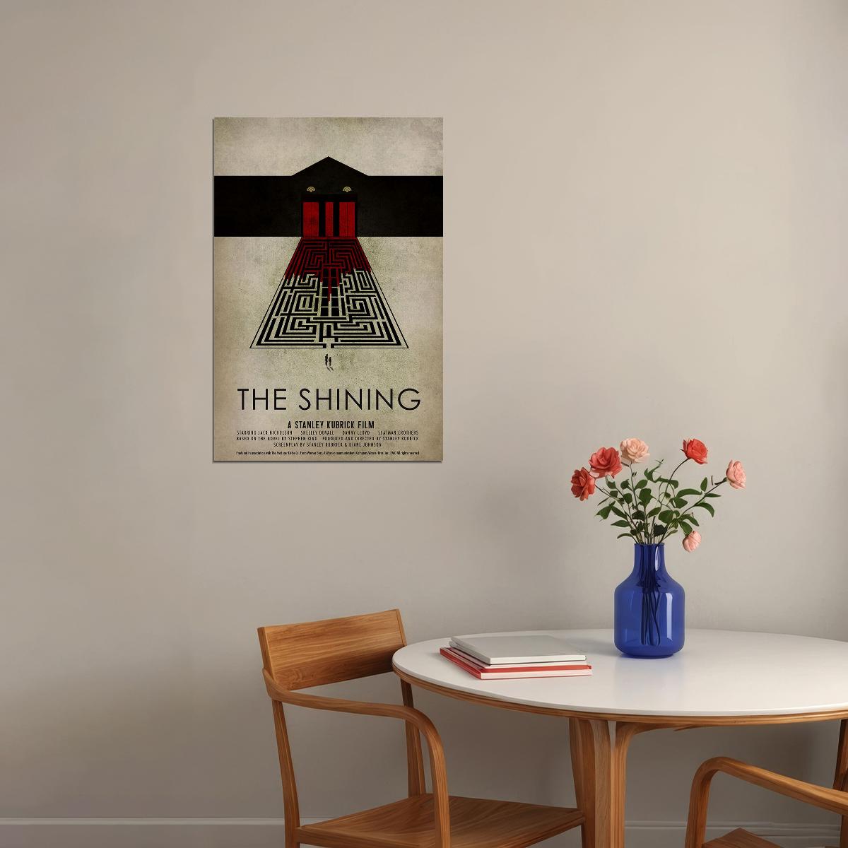The Shining 1980 Movie Classic Horror Drama Poster Wall Art Print Home Wall Decor - xonomax