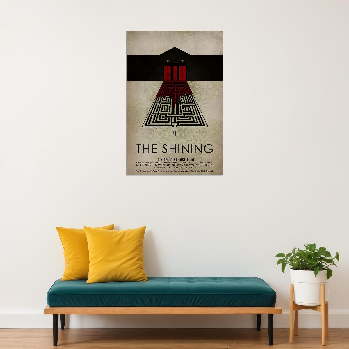 The Shining 1980 Movie Classic Horror Drama Poster Wall Art Print Home Wall Decor - xonomax