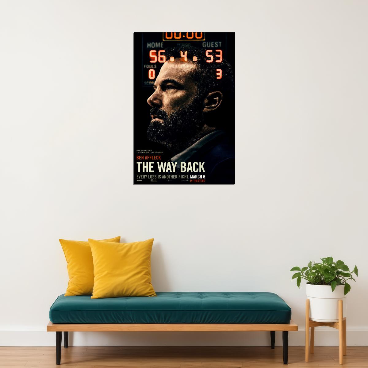 The Way Back Movie 2020 Drama Sport Poster Wall Art Print Home Wall Decor - xonomax
