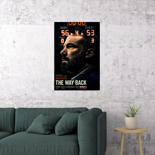 The Way Back Movie 2020 Drama Sport Poster Wall Art Print Home Wall Decor - xonomax
