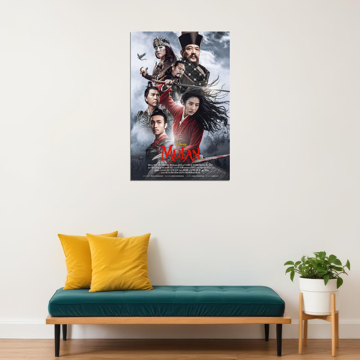 Mulan Movie 2020 Adventure Action Poster Wall Art Print Home Wall Decor - xonomax