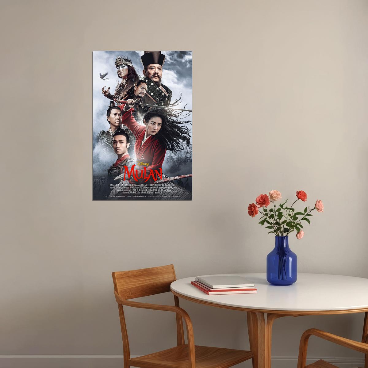 Mulan Movie 2020 Adventure Action Poster Wall Art Print Home Wall Decor - xonomax