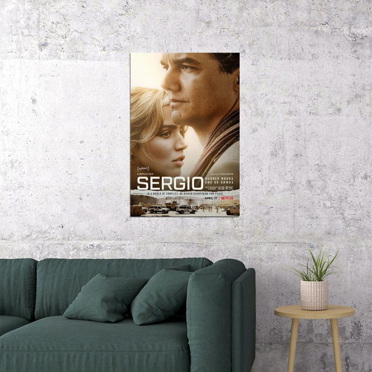 Sergio Movie 2020 Biography Drama History Poster Wall Art Print Home Wall Decor - xonomax
