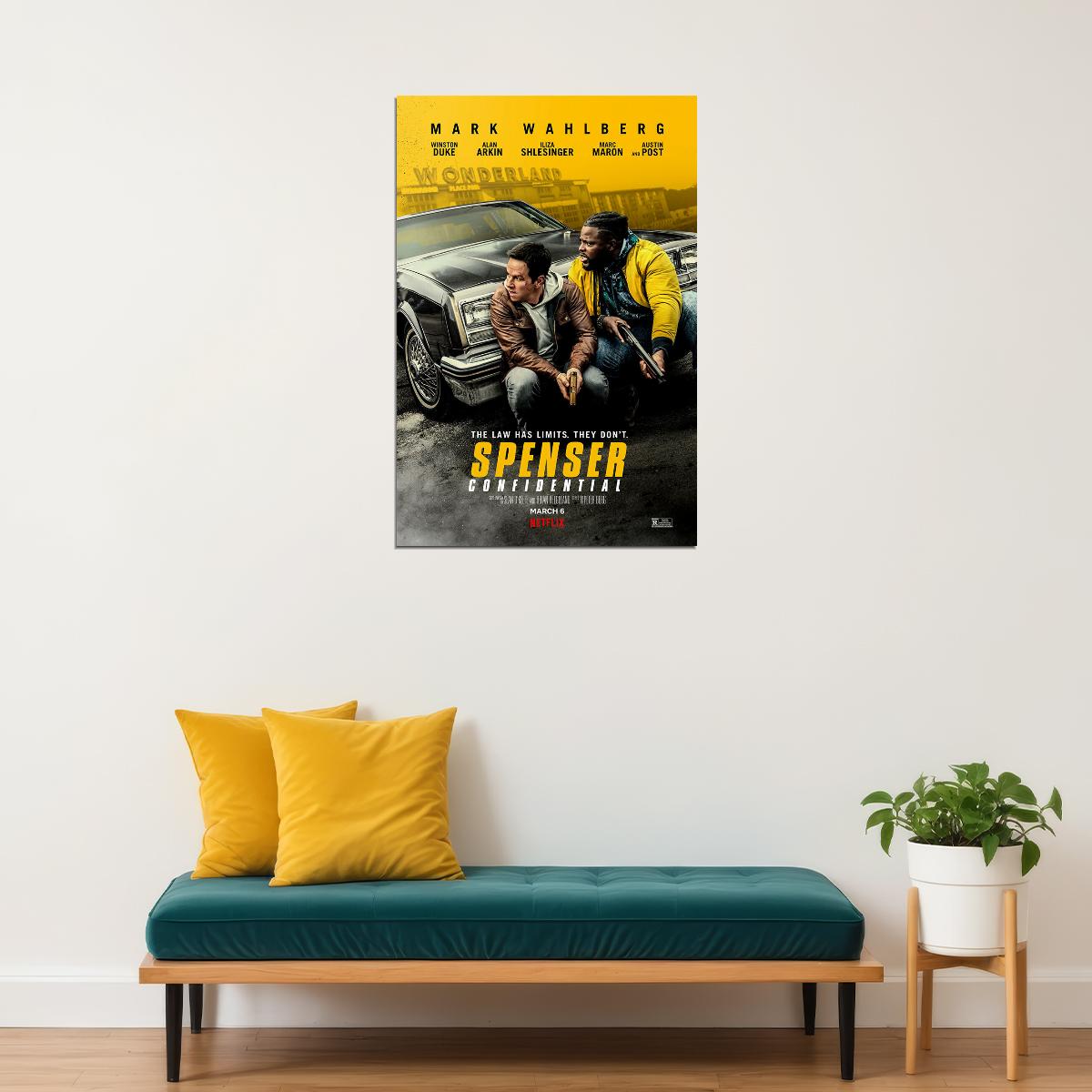 Spenser Confidential Movie 2020 Comedy Crime Poster Wall Art Print Home Wall Decor - xonomax