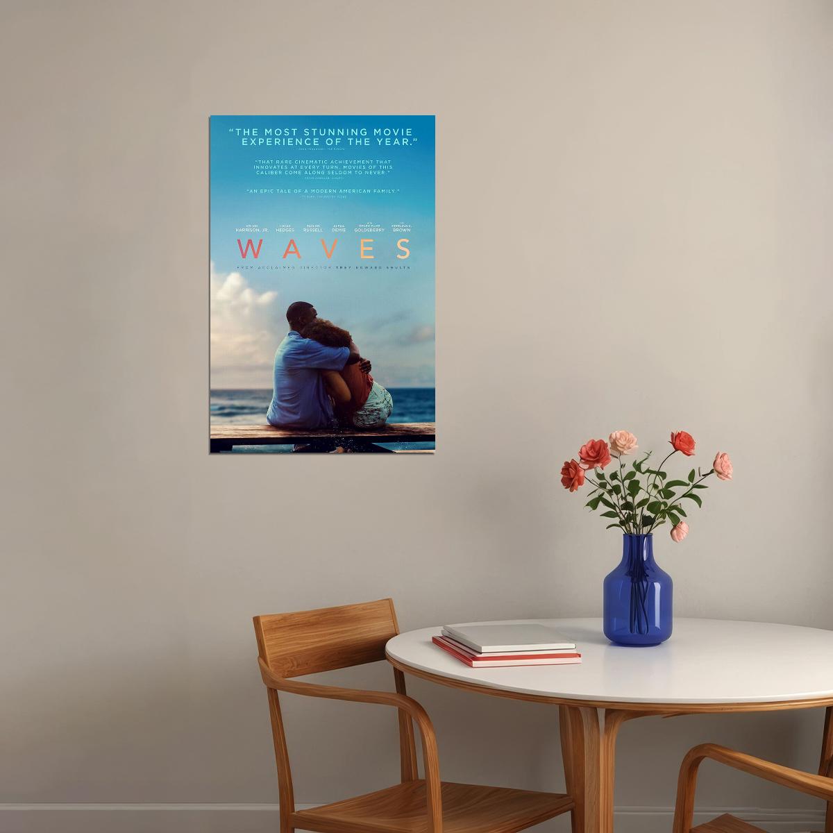 Waves Movie 2020 Drama Romantic Sport Poster Wall Art Print Home Wall Decor - xonomax