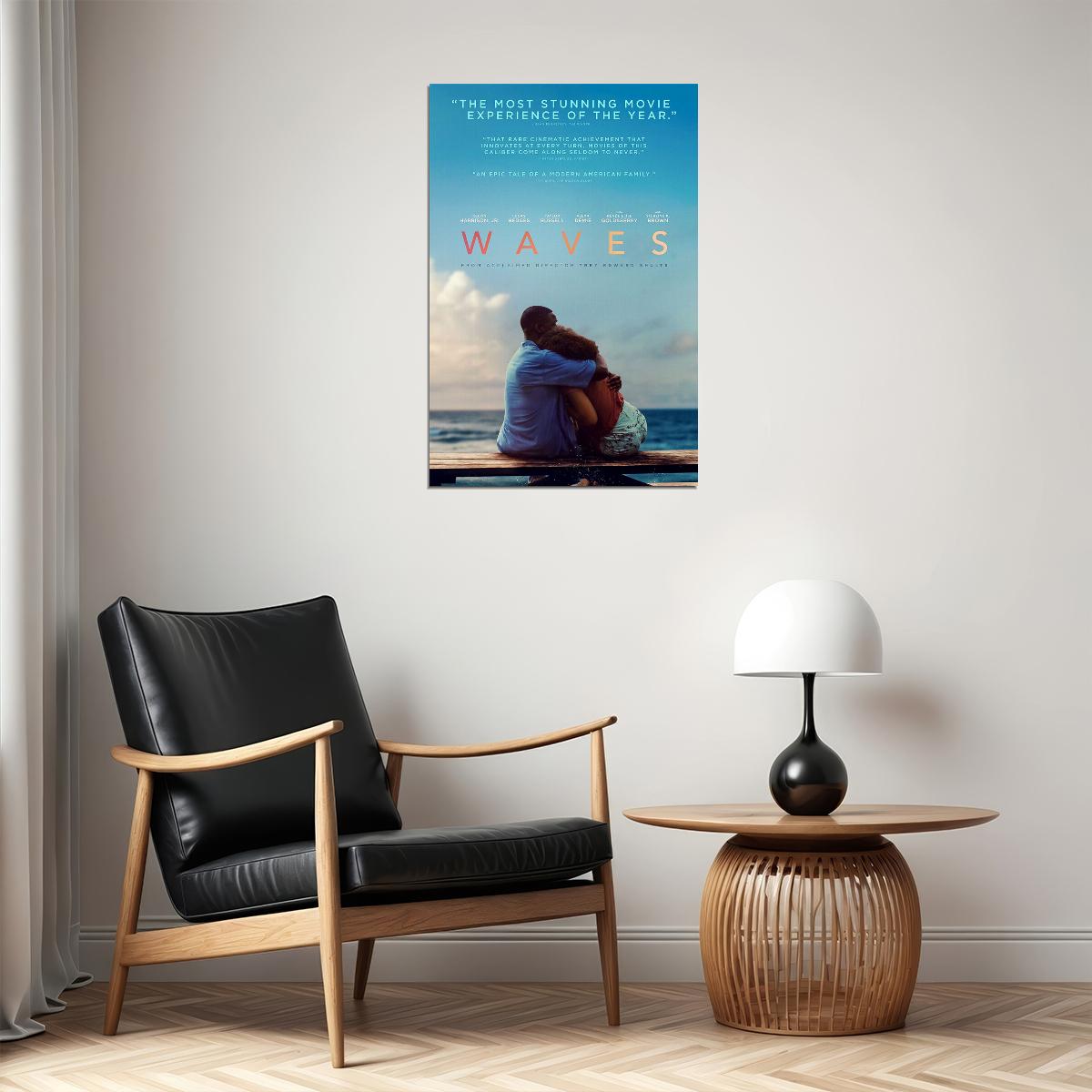 Waves Movie 2020 Drama Romantic Sport Poster Wall Art Print Home Wall Decor - xonomax