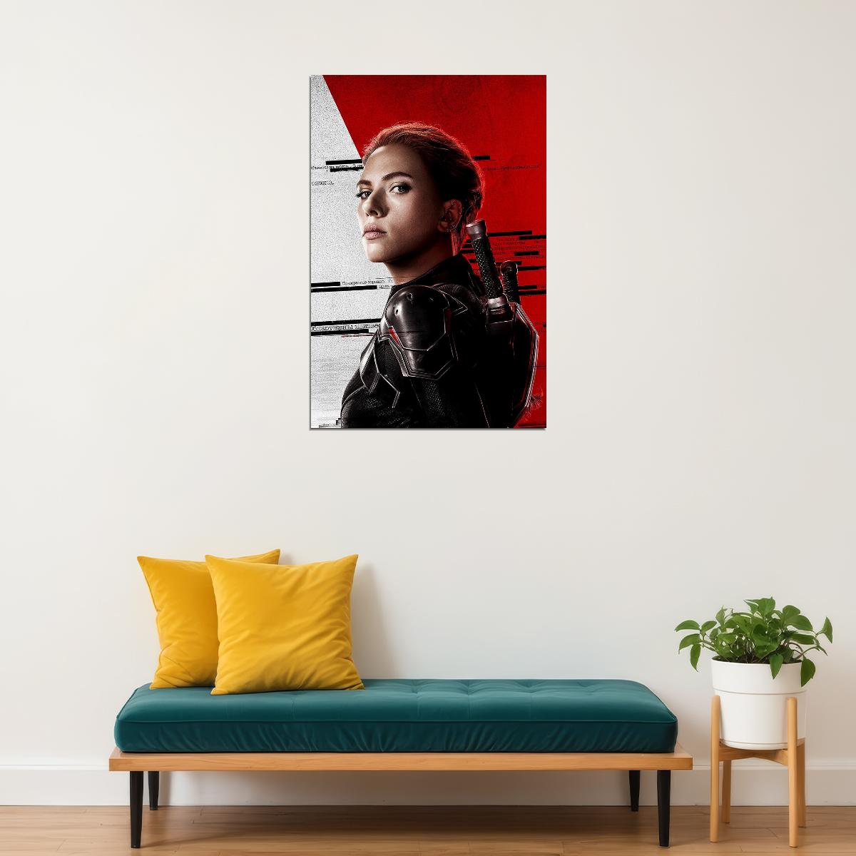 Black Widow Movie Sexy Girl Action Adventure Poster Wall Art Print Home Wall Decor - xonomax