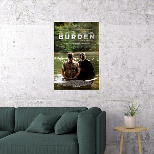 Burden Movie 2020 Biography Drama History Poster Wall Art Print Home Wall Decor - xonomax