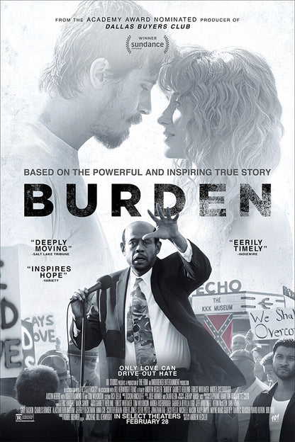 Burden Movie 2020 Drama History Biography Poster Wall Art Print Home Wall Decor - xonomax