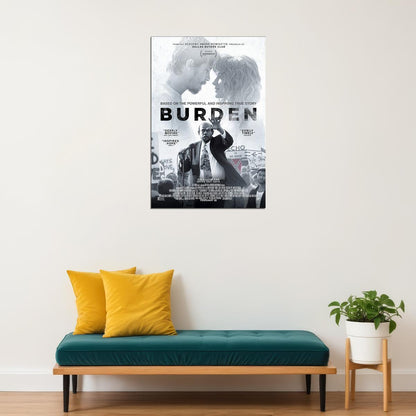 Burden Movie 2020 Drama History Biography Poster Wall Art Print Home Wall Decor - xonomax