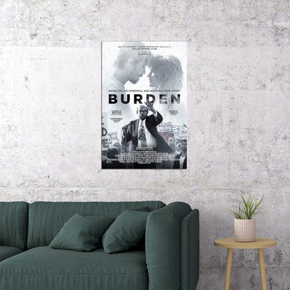 Burden Movie 2020 Drama History Biography Poster Wall Art Print Home Wall Decor - xonomax