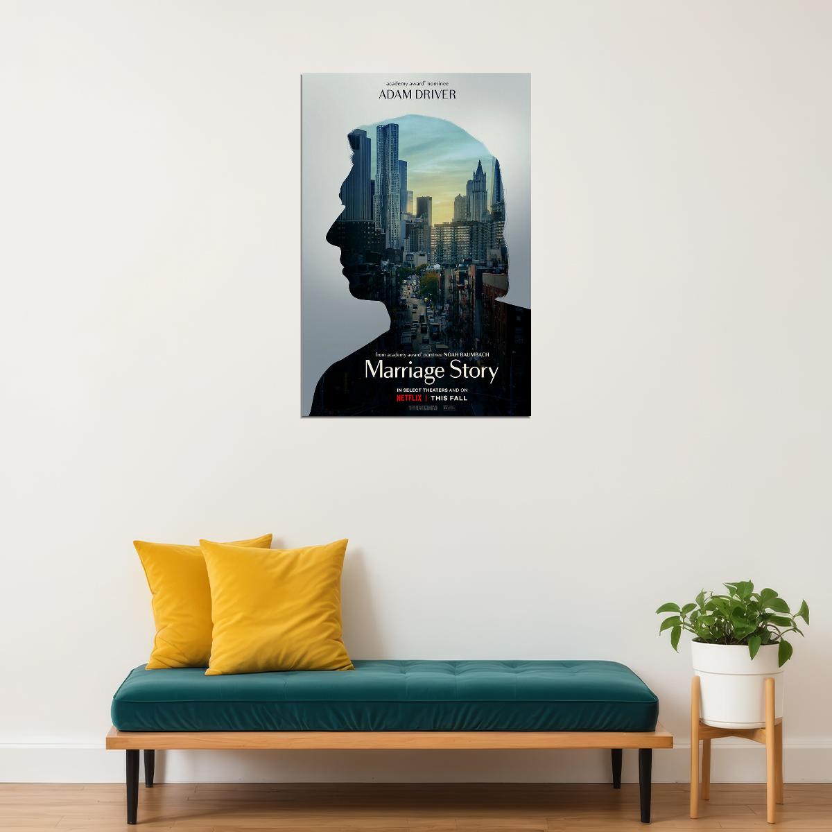 Marriage Story Movie 2020 Romance Comedy Drama Poster Wall Art Print Home Wall Decor - xonomax