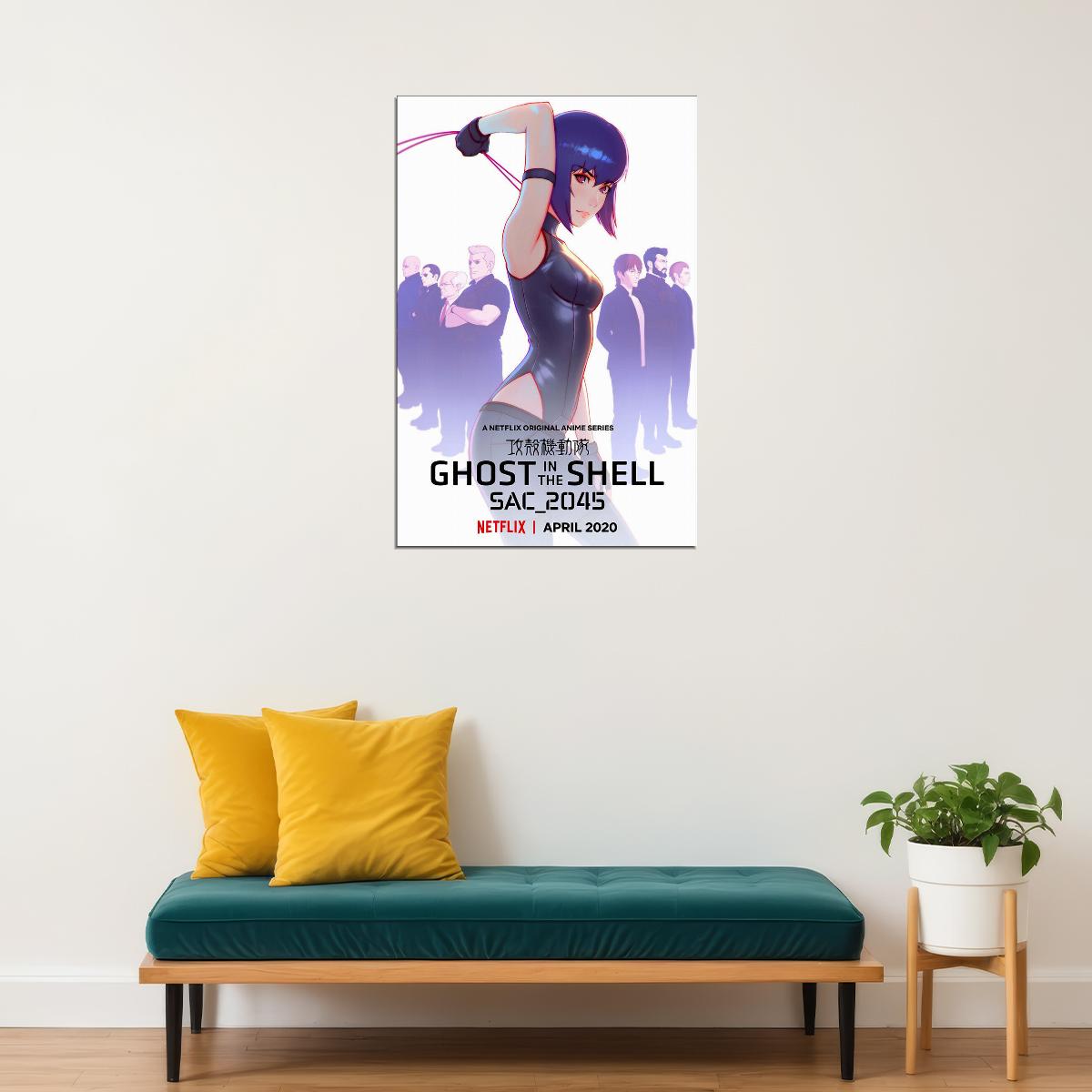 Ghost In The Shell Sac 2045 Movie 2020 Poster Wall Art Print Home Wall Decor - xonomax