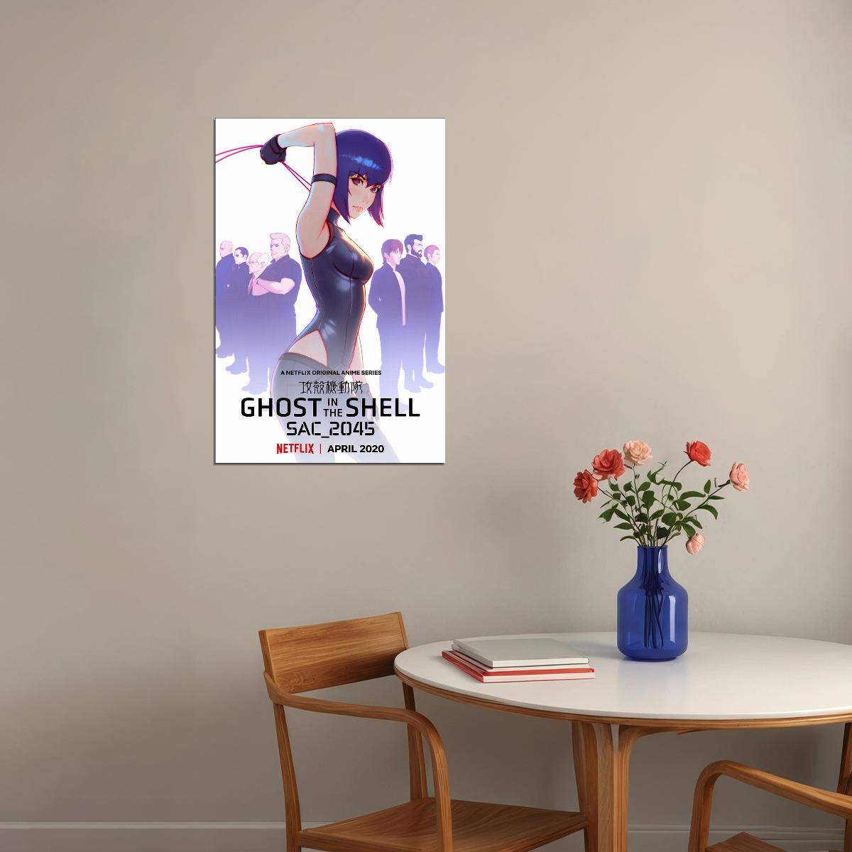 Ghost In The Shell Sac 2045 Movie 2020 Poster Wall Art Print Home Wall Decor - xonomax
