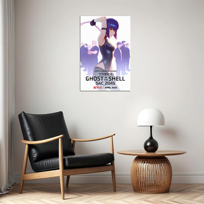 Ghost In The Shell Sac 2045 Movie 2020 Poster Wall Art Print Home Wall Decor - xonomax