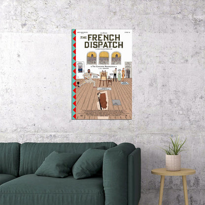 The French Dispatch Movie Romantic Comedy Drama Poster Wall Art Print Home Wall Decor - xonomax