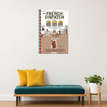 The French Dispatch Movie Romantic Comedy Drama Poster Wall Art Print Home Wall Decor - xonomax