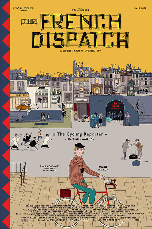 The French Dispatch Movie Drama Romantic Comedy Poster Wall Art Print Home Wall Decor - xonomax