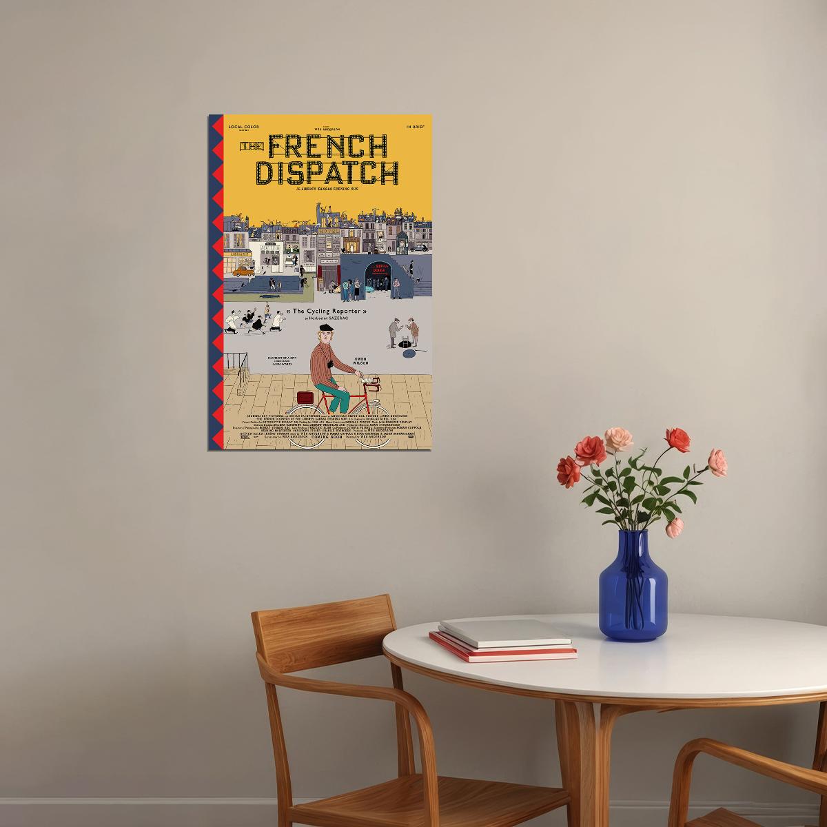 The French Dispatch Movie Drama Romantic Comedy Poster Wall Art Print Home Wall Decor - xonomax