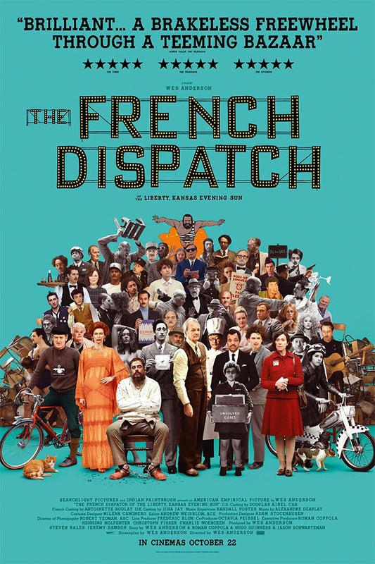 The French Dispatch Movie Drama Comedy Romantic Poster Wall Art Print Home Wall Decor - xonomax