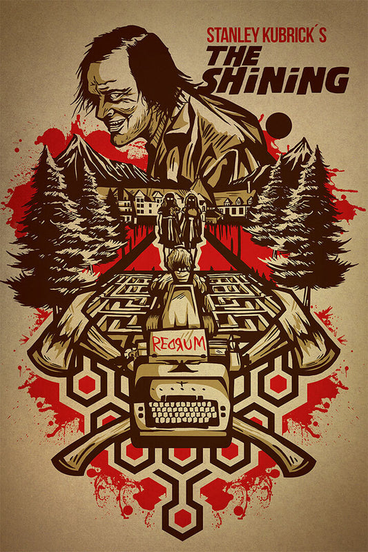 The Shining Movie Horror 1980 Drama Horror Poster Wall Art Print Home Wall Decor - xonomax