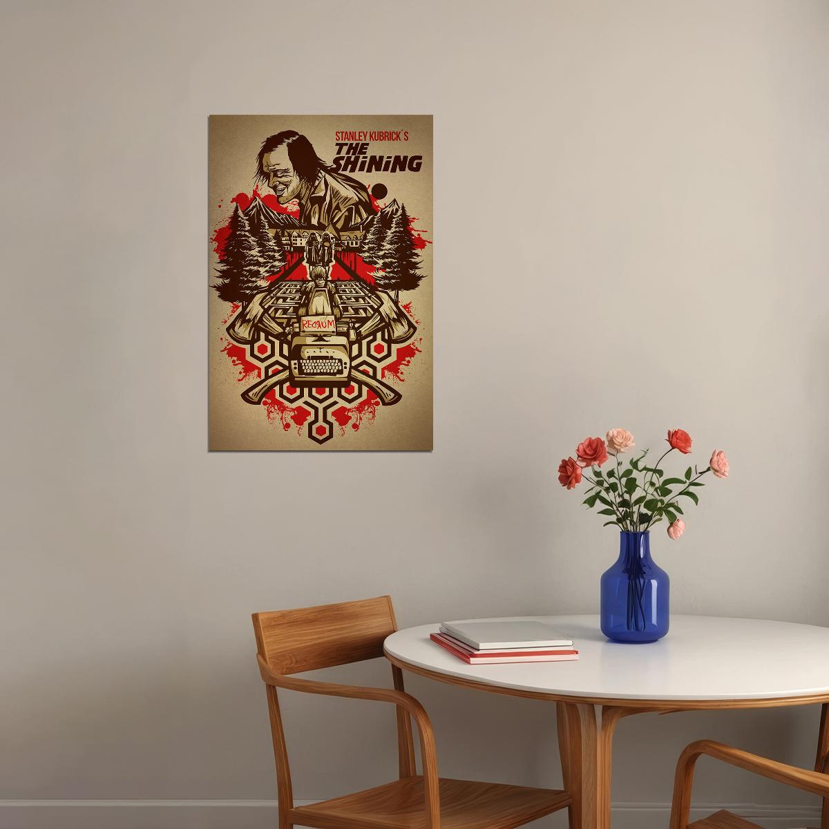 The Shining Movie Horror 1980 Drama Horror Poster Wall Art Print Home Wall Decor - xonomax