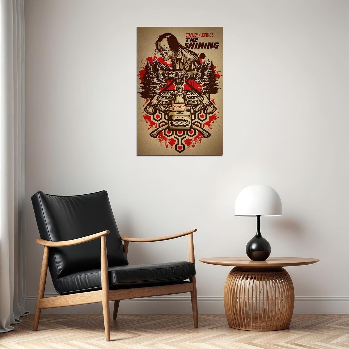 The Shining Movie Horror 1980 Drama Horror Poster Wall Art Print Home Wall Decor - xonomax