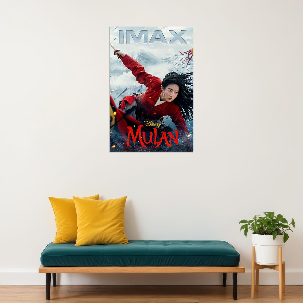 Mulan Movie 2020 Adventure Action Poster Wall Art Print Home Wall Decor - xonomax