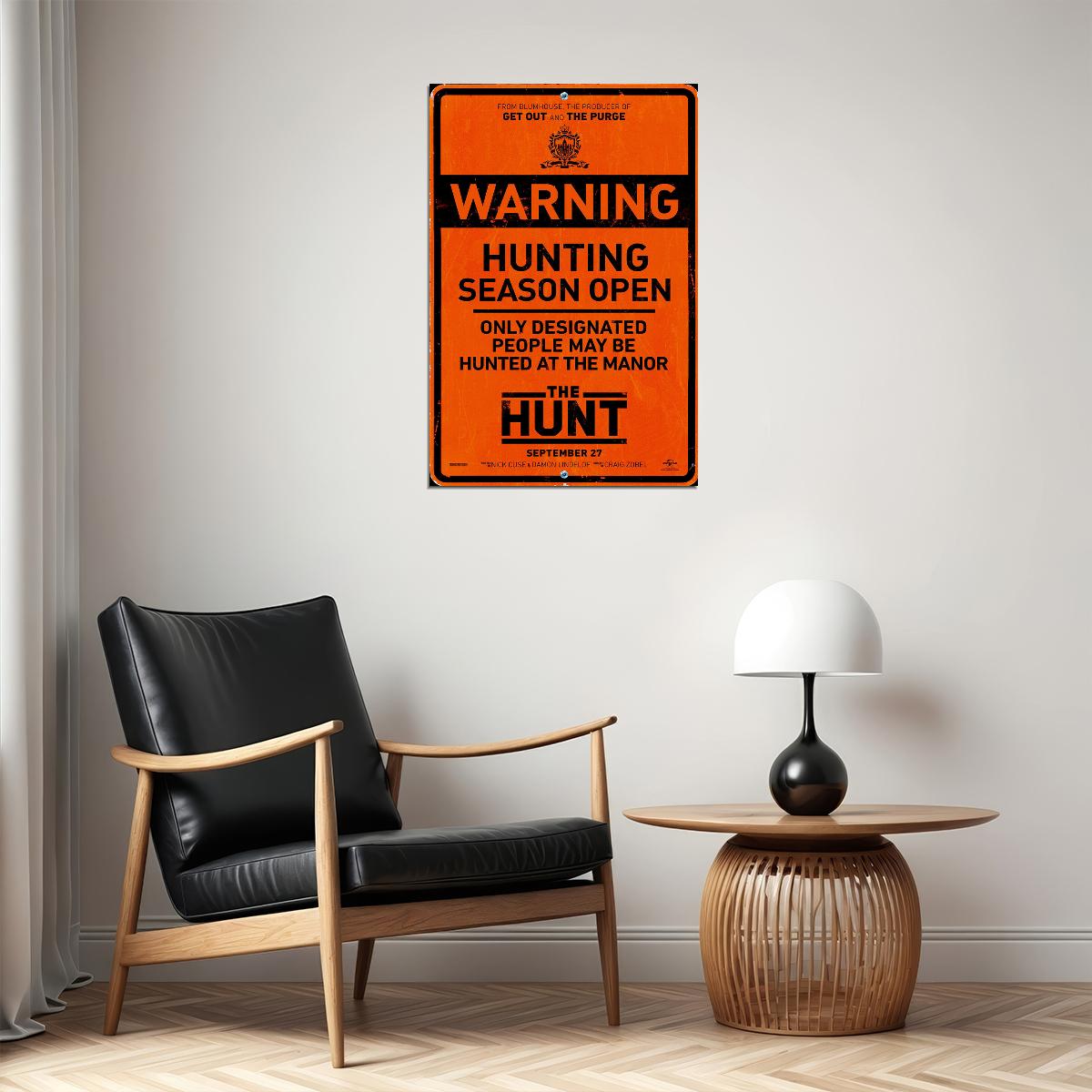 The Hunt Movie 2020 Horror Thriller Action Poster Wall Art Print Home Wall Decor - xonomax