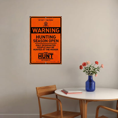 The Hunt Movie 2020 Horror Thriller Action Poster Wall Art Print Home Wall Decor - xonomax
