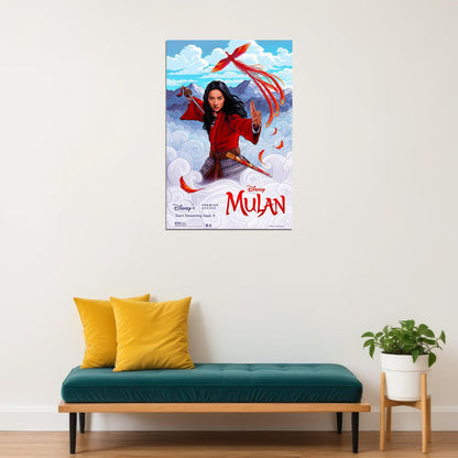 Mulan Chinese Movie Adventure Action Poster Wall Art Print Home Wall Decor - xonomax