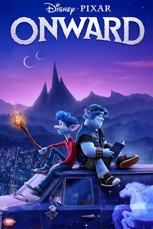 Onward Movie 2020 Animation Action Comedy Poster Wall Art Print Home Wall Decor - xonomax