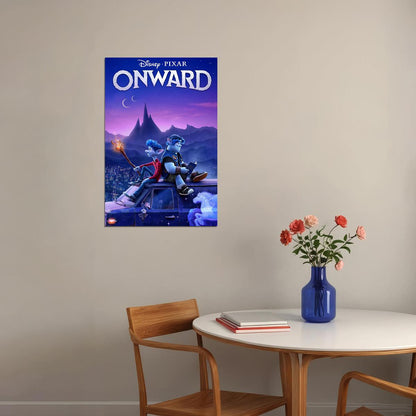 Onward Movie 2020 Animation Action Comedy Poster Wall Art Print Home Wall Decor - xonomax