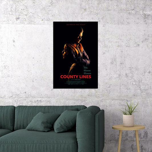 County Lines Movie 2020 Drama Poster Wall Art Print Home Wall Decor - xonomax