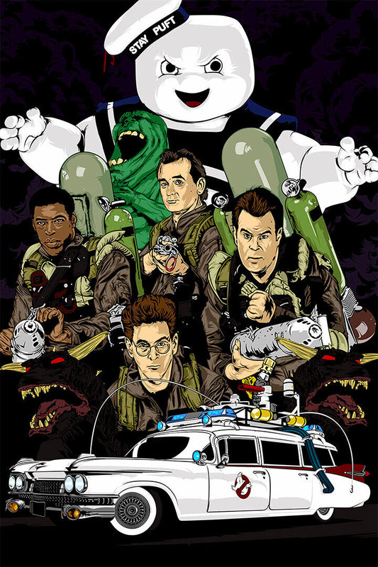 Classic Horror Movie Ghostbusters Fantasy Poster Wall Art Print Home Wall Decor - xonomax