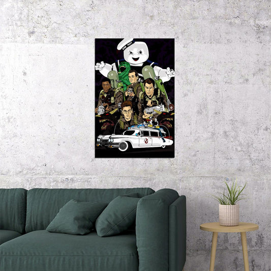 Classic Horror Movie Ghostbusters Fantasy Poster Wall Art Print Home Wall Decor - xonomax