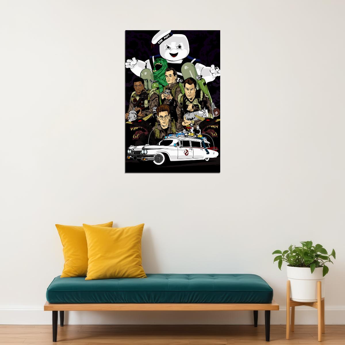 Classic Horror Movie Ghostbusters Fantasy Poster Wall Art Print Home Wall Decor - xonomax