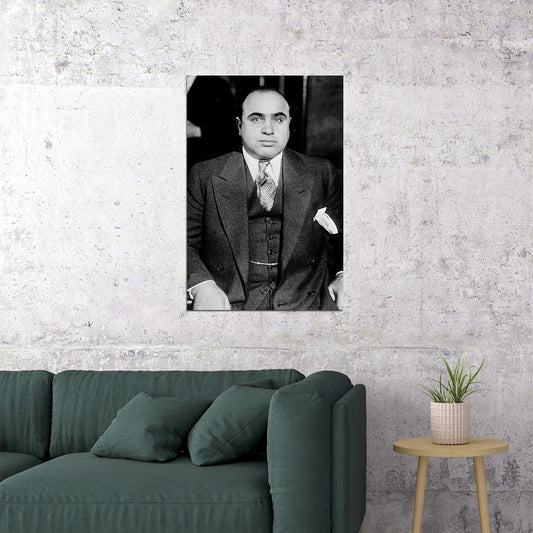 Al Capone Movie Actor Gangsters Godfather Poster Wall Art Print Home Wall Decor - xonomax