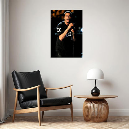J Cole Album Rapper Music Cover Poster Wall Art Print Home Wall Decor - xonomax