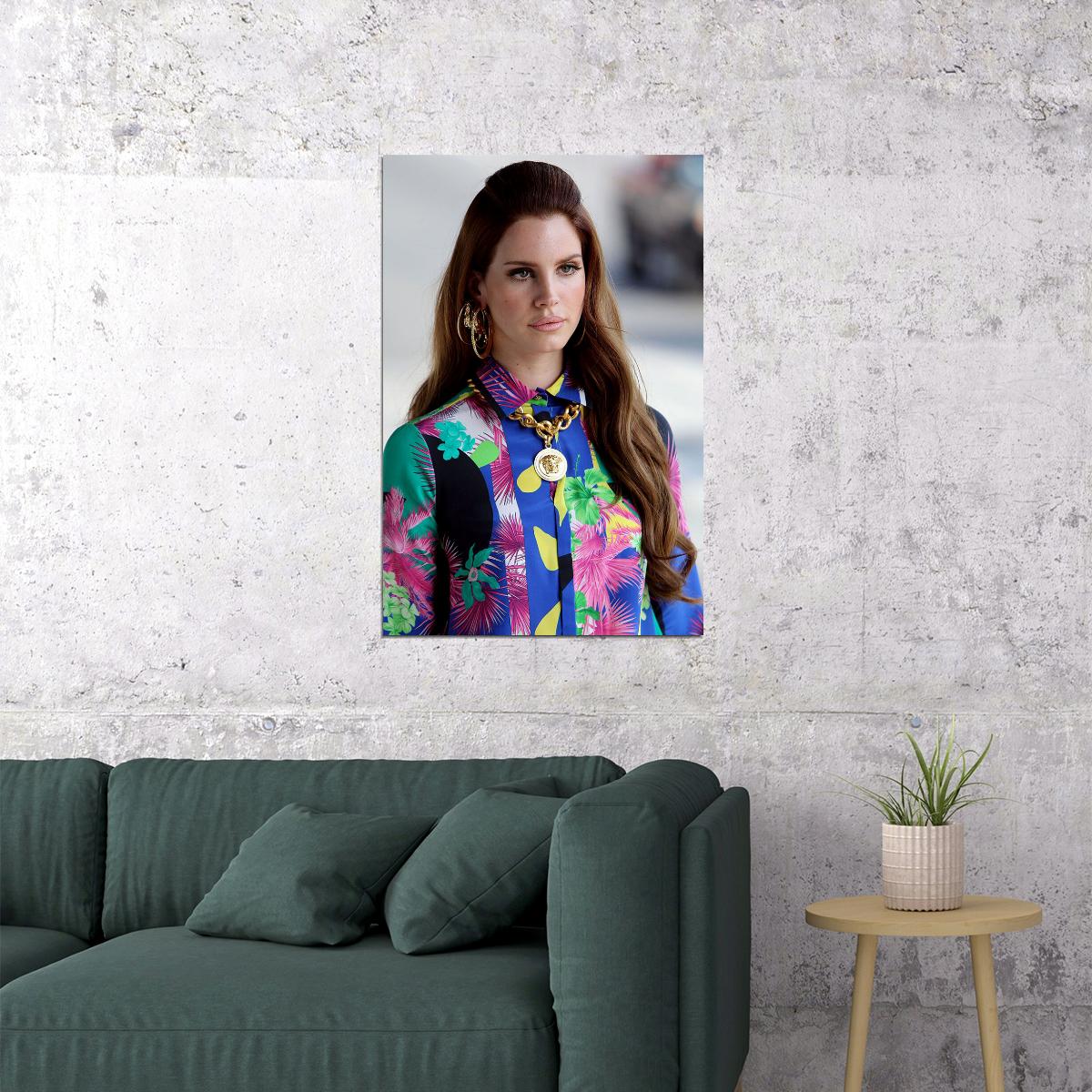 Lana Del Rey Soul Music Singer Poster Wall Art Print Home Wall Decor - xonomax