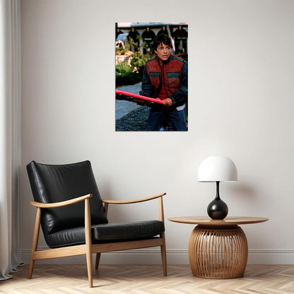 Back To The Future 1 Movie Classic Car Poster Wall Art Print Home Wall Decor - xonomax