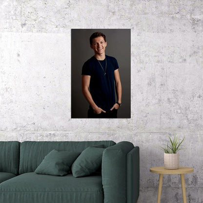 Tom Holland Actor Movie Young Actress Poster Wall Art Print Home Wall Decor - xonomax