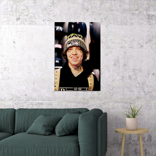 Lil Xan Rap Music Singer Rapper Hip Hop Star Poster Wall Art Print Home Wall Decor - xonomax
