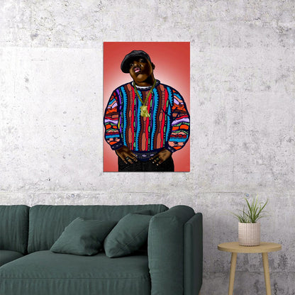 The Notorious B.i.g. Biggie Smalls Hip Hop Gangsta Rap Poster Wall Art Print Home Wall Decor - xonomax