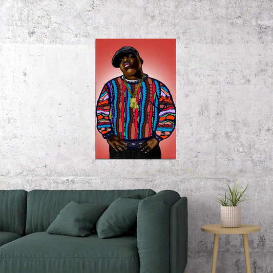 The Notorious B.i.g. Biggie Smalls Hip Hop Gangsta Rap Poster Wall Art Print Home Wall Decor - xonomax