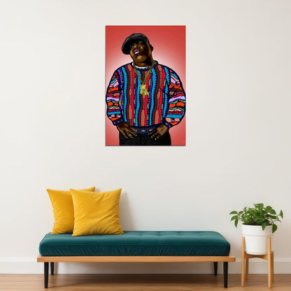 The Notorious B.i.g. Biggie Smalls Hip Hop Gangsta Rap Poster Wall Art Print Home Wall Decor - xonomax