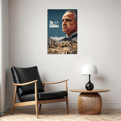 The Godfather Al Pacino Marlon Brando Classic Movie Poster Wall Art Print Home Wall Decor - xonomax