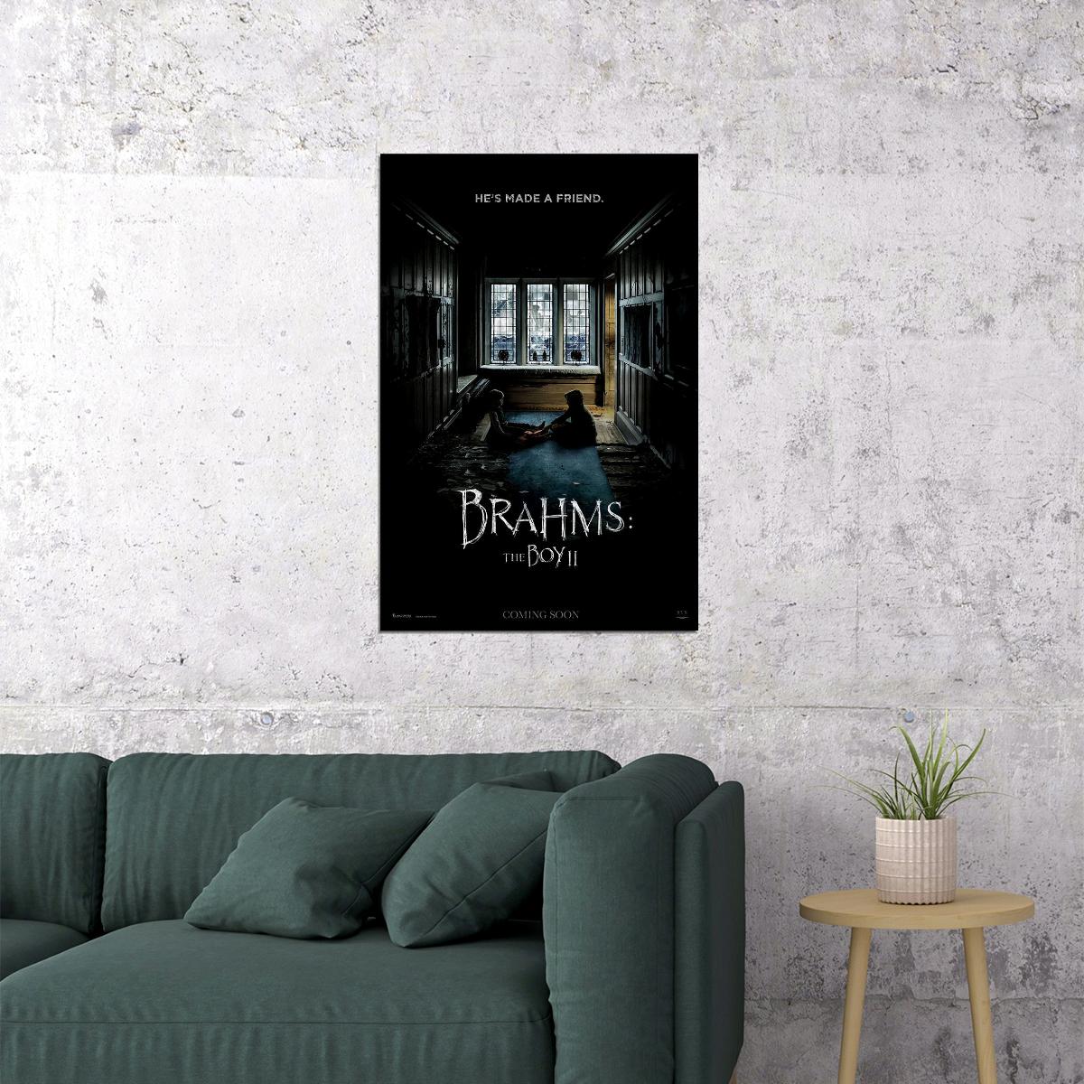 Brahms The Boy Ii Horror Movie Thriller Poster Wall Art Print Home Wall Decor - xonomax