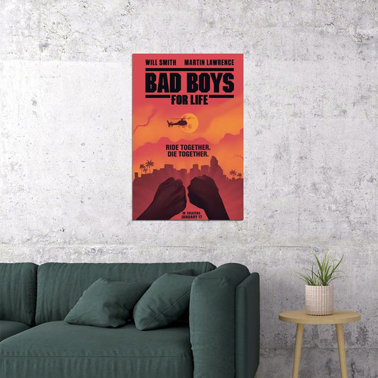 Bad Boys For Life 2020 Movie Comedy Action Crime Poster Wall Art Print Home Wall Decor - xonomax