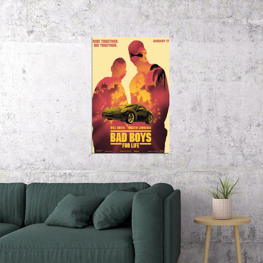 Bad Boys For Life 2020 Movie Comedy Crime Action Poster Wall Art Print Home Wall Decor - xonomax